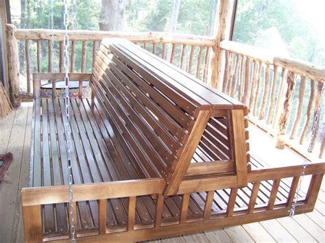 double sided porch swing